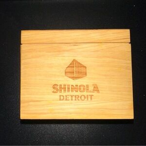 Shinola Detroit Watch Storage Box with Extras